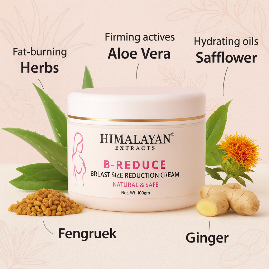 B - Reduce | 100% Natural | Bust Size Reduction Cream 300 Gms ...
