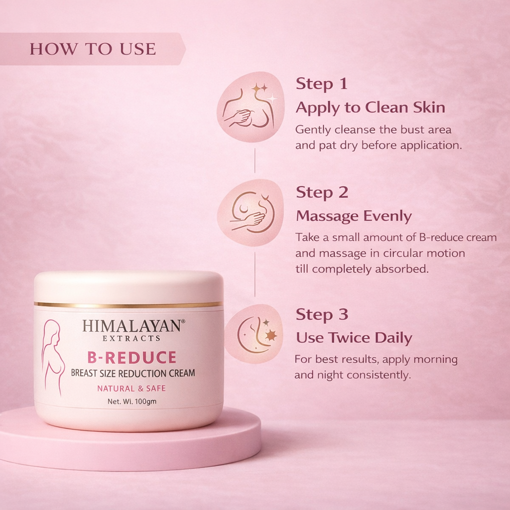 B - Reduce | 100% Natural | Bust Size Reduction Cream